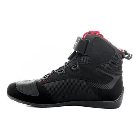 Buty motocyklowe krótkie miejskie Shima Exo Vented czarny-czerwony