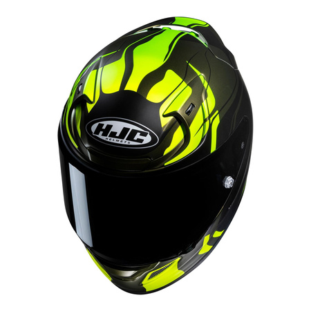 Kask integralny HJC RPHA 12 LAWIN YELLOW/BLACK czarny żółty fluo