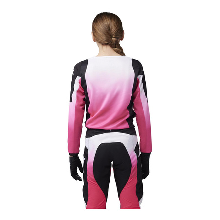 Spodnie cross dziecięce FOX JUNIOR GIRLS 180 LEAN BLACK/PINK czarny różowy