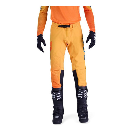 Spodnie cross FOX FLEXAIR FRACTURE TANGERINE pomarańczowy