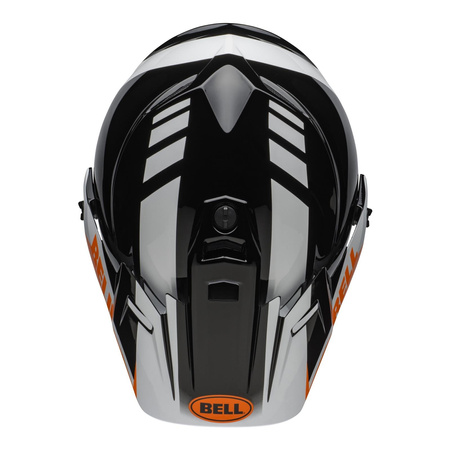 Kask integralny BELL MX-9 ADVENTURE MIPS DASH BLACK/WHITE/ORANGE biały czarny pomarańczowy