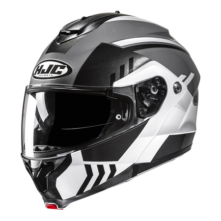 Kask szczękowy HJC C91N KAON BLACK/WHITE czarny biały