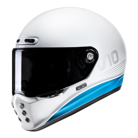 Kask integralny HJC V10 TAMI WHITE/BLUE biały niebieski