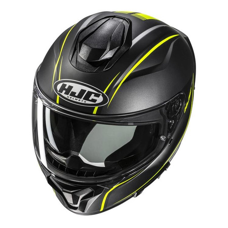 Kask integralny HJC C71 QUEZ BLACK/YELLOW czarny żółty