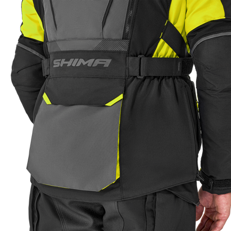 Kurtka tekstylna SHIMA HERO 2.0 MEN FLUO czarny szary żółty fluo