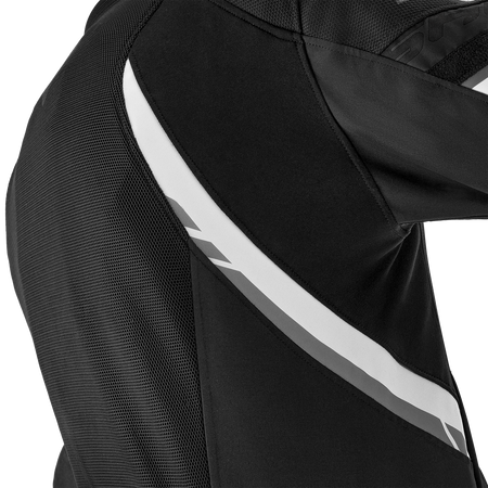 Kurtka tekstylna SHIMA MESH PRO 2.0 BLACK/WHITE czarny biały