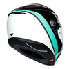 Kask integralny AGV K6 MINIMAL BLACK/MINT czarny biały zielony niebieski