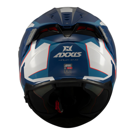 Kask integralny AXXIS HAWK EVO SV TITAN A7 GLOSS BLUE niebieski biały
