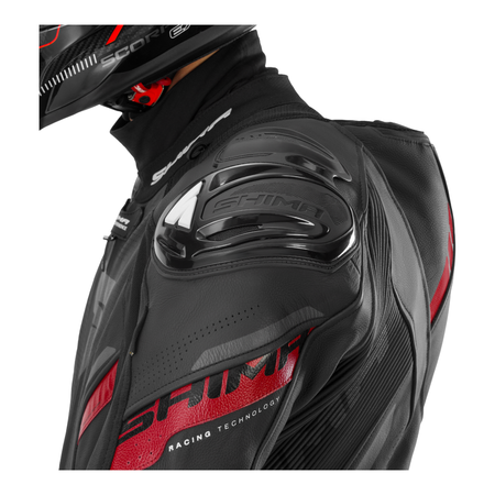 Kombinezon jednoczęściowy SHIMA HYPER RS BLACK/RED czarny czerwony szary