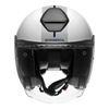 Kask otwarty SCHUBERTH M1 PRO ECE MERCURY RED niebieski czerwony biały