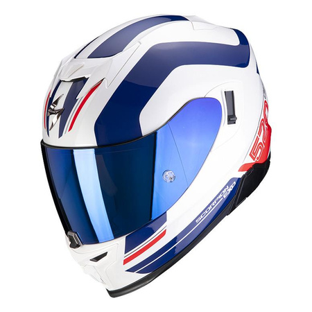 Kask integralny SCORPION EXO-520 AIR LEMANS WHITE/BLUE/RED biały niebieski czerwony