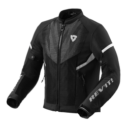Kurtka tekstylna REVIT HYPERSPEED 2 GT BLACK/WHITE czarny biały