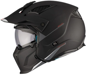 Kask otwarty MT STREETFIGHTER SV S SOLID MATT BLACK czarny mat