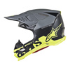 Kask cross ALPINESTARS SUPERTECH S-M8 RADIUM BLACK/GREY/FLUO YELLOW czarny szary żółty fluo