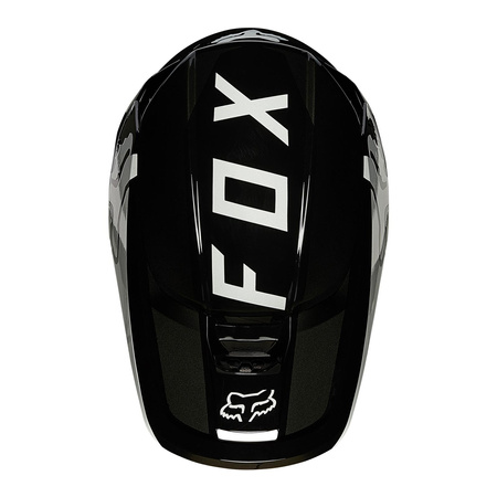 Kask cross FOX V1 REVN BLACK/WHITE czarny biały
