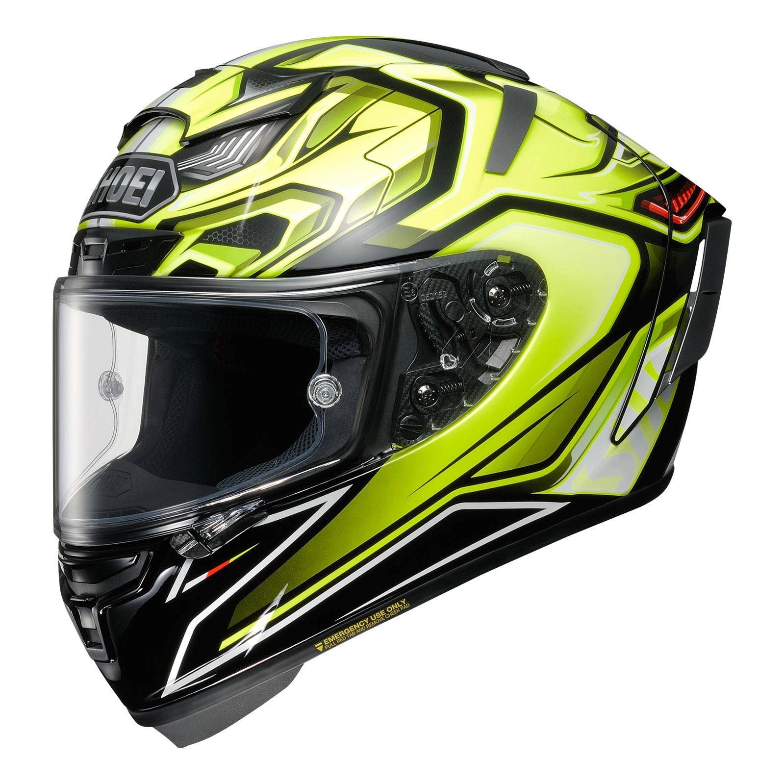 Kask integralny SHOEI X-Spirit Aerodyne TC-3 żółty czarny biały