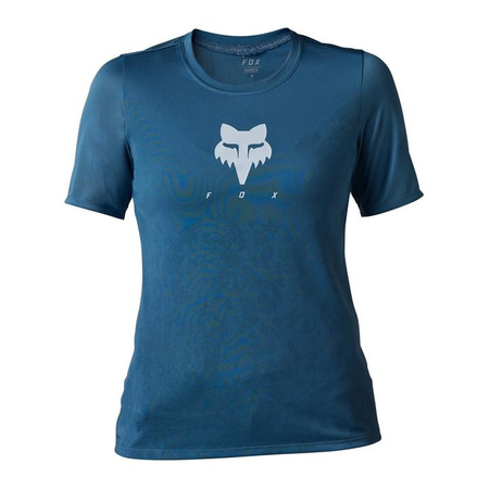 Koszulka rowerowa damska FOX LADY RANGER TRU DRI DARK SLATE granatowy