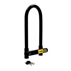 Zapięcie U-Lock AUVRAY U-FORCE 10 105x245mm czarny żółty