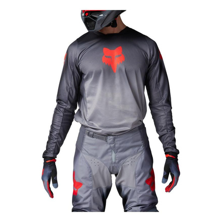 BLUZA FOX 180 INTERFERE GREY/RED