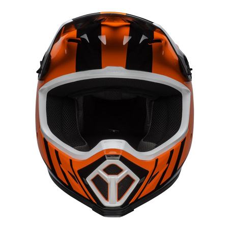 Kask cross BELL MX-9 MIPS DASH ORANGE/BLACK czarny pomarańczowy