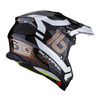 Kask cross SCORPION VX 16 EVO AIR TUB METAL BLACK/GOLD czarny złoty