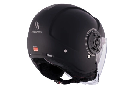 Kask otwarty MT VIALE SV S SOLID MATT BLACK czarny mat