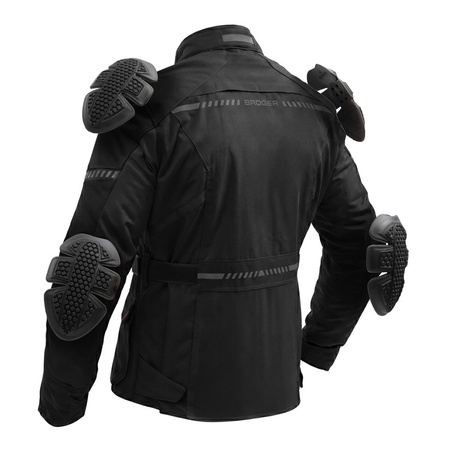 Kurtka tekstylna BROGER OVERLAND BLACK czarny