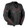 Kurtka skórzana FURYGAN NITROS BLACK/RED czarny czerwony