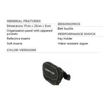 Nerka DAINESE WAIST-BAG czarny