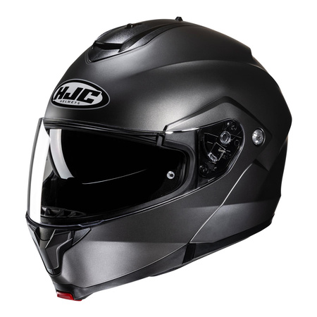 Kask szczękowy HJC C91N SEMI FLAT TITANIUM grafitowy