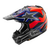 Kask cross ARAI MX-V STARS AND STRIPES DARK czarny czerwony