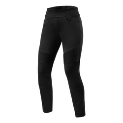 Jeansy motocyklowe damskie REVIT ELLISON 2 LADY SHORT BLACK czarny