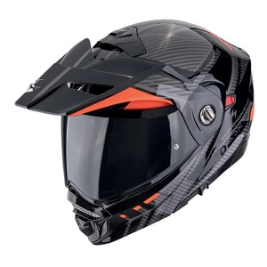 Kask szczękowy SCORPION ADX-2 LEWIS BLACK/RED czarny czerwony