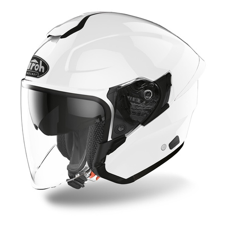 Kask otwarty AIROH H20 COLOR WHITE GLOSS biały