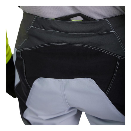 Spodnie cross FOX 180 FLOW BLACK/YELLOW czarny żółty