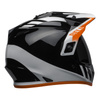 Kask integralny BELL MX-9 ADVENTURE MIPS DASH BLACK/WHITE/ORANGE biały czarny pomarańczowy