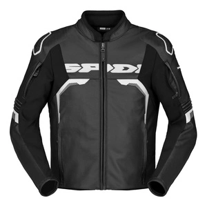 Kurtka skórzana SPIDI EVORIDER 3 BLACK/WHITE czarny biały