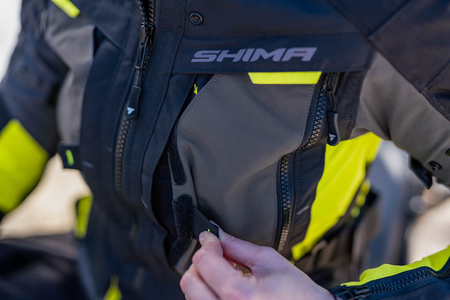 Kurtka tekstylna damska SHIMA HERO 2.0 LADY FLUO czarny szary żółty fluo