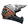 Kask cross BELL MX-9 MIPS TAGGER CHECK ME OUT GLOSS WHITE/BLACK biały czarny mat czerwony fluo niebieski zielony