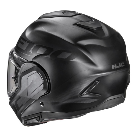 Kask szczękowy HJC F100 HETAL BLACK czarny