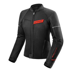 Kurtka tekstylna damska SHIMA X-MESH 2.0 LADY RED czarny czerwony