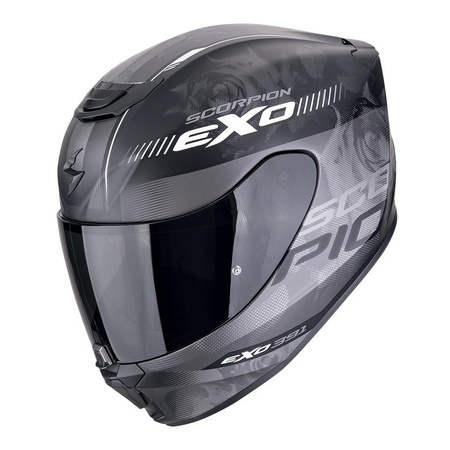 Kask integralny SCORPION EXO-391 AVA MATT BLACK/SILVER czarny srebrny