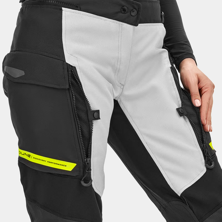 Spodnie tekstylne damskie SHIMA DUNE LADY FLUO czarny szary żółty fluo