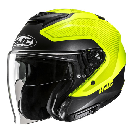 Kask otwarty HJC I31 TEVIS BLACK/YELLOW czarny żółty