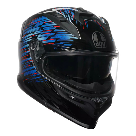 Kask integralny AGV K7 GENISYS BLACK/BLUE/GREY czarny niebieski szary