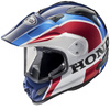 Kask cross ARAI TOUR-X4 HONDA AFRICA TWIN biały czerwony niebieski granatowy