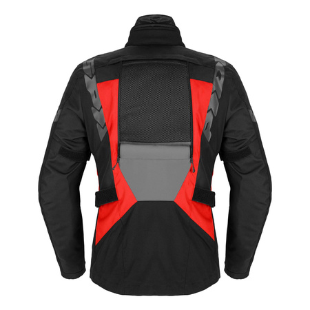 Kurtka tekstylna damska SPIDI 4 SEASON EVO LADY RED szary czarny czerwony