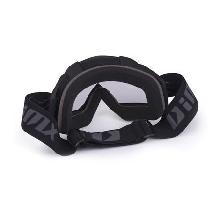 Gogle motocyklowe IMX MUD BLACK MATT SZYBA CLEAR czarny mat szary