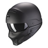 Kask otwarty SCORPION EXO-COMBAT EVO SOLID BLACK MATT czarny mat