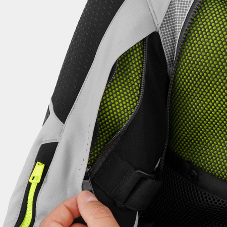 Kurtka tekstylna SHIMA HERO 3.0 G2 GREY/FLUO szary żółty fluo czarny